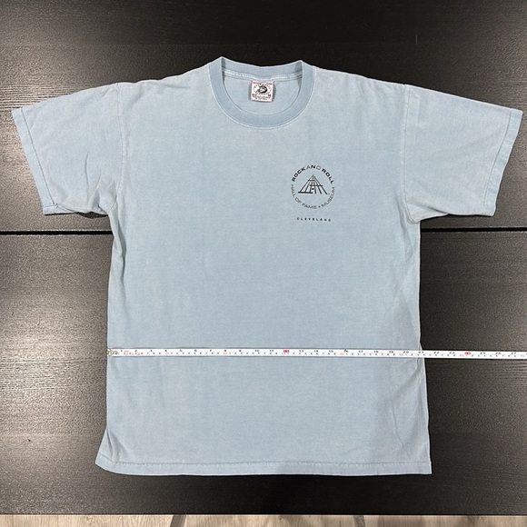 Vintage Cleveland Rock and Roll Hall of Fame Turn Table Timeline T-Shirt - M - Picture 7 of 7